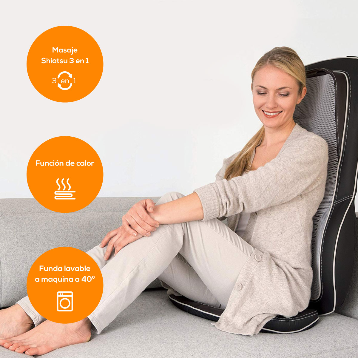 Beurer Asiento De Masaje Shiatsu Mg300